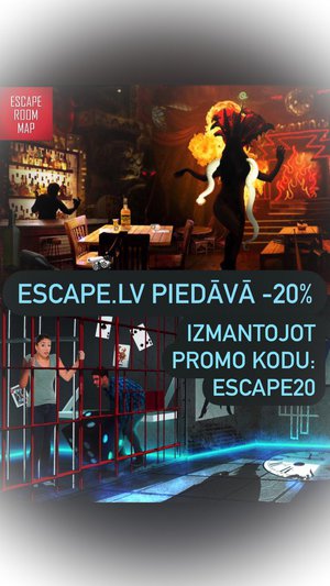  Discount on Escape.lv quests!
