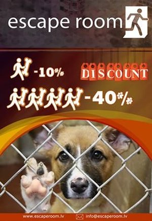 Escape Room: Help the animal shelter and get a discount for quest game!