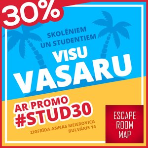 30% discount for schoolars and students